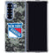 NHL New York Rangers Camo Galaxy Z Fold6 Clear Case