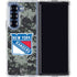 NHL New York Rangers Camo Galaxy Z Fold6 Clear Case