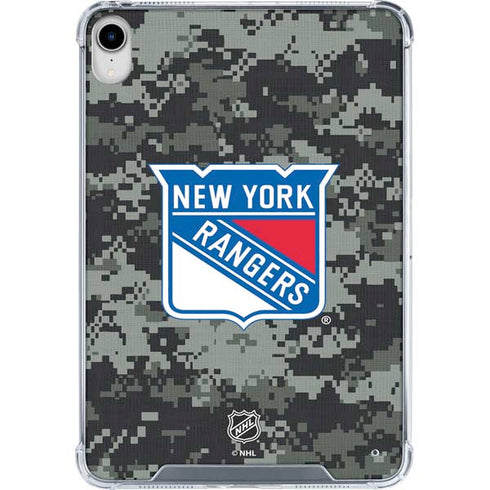 NHL New York Rangers Camo iPad 11th Gen (2025) Clear Case