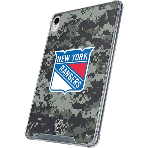 NHL New York Rangers Camo iPad 11th Gen (2025) Clear Case