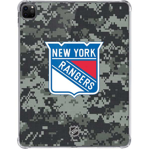 NHL New York Rangers Camo iPad Pro 11in (2024) Clear Case