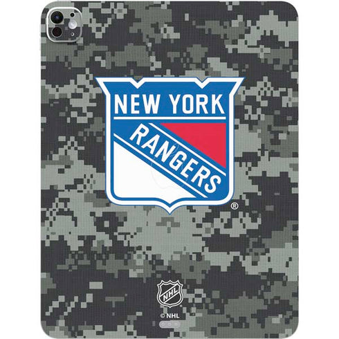 NHL New York Rangers Camo iPad Pro 13in M4 (2024) Skin
