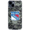 NHL New York Rangers Camo iPhone 15 Clear Case