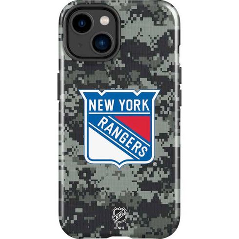 NHL New York Rangers Camo iPhone 15 Impact Case
