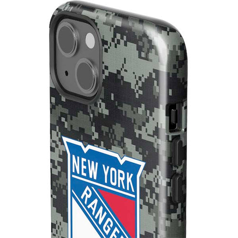 NHL New York Rangers Camo iPhone 15 Impact Case