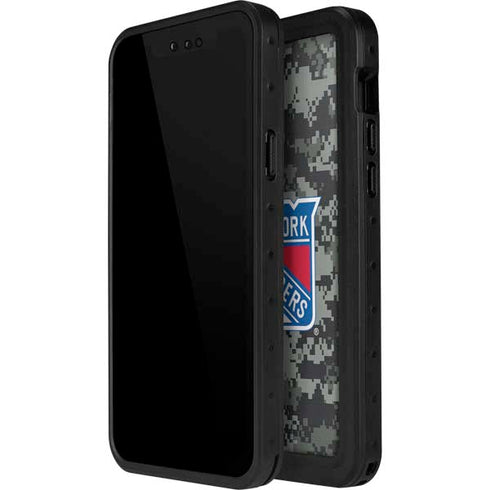 NHL New York Rangers Camo iPhone 15 Plus Waterproof Case