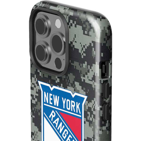 NHL New York Rangers Camo iPhone 15 Pro Impact Case