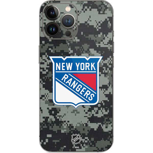 NHL New York Rangers Camo iPhone 15 Pro Max Skin