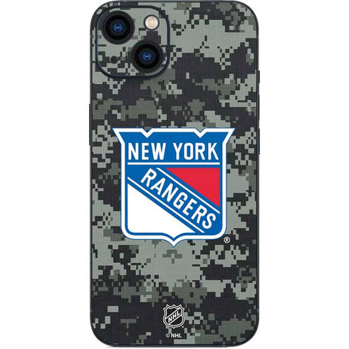 NHL New York Rangers Camo iPhone 15 Skin
