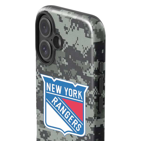 NHL New York Rangers Camo iPhone 16 Plus Impact Case