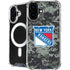 NHL New York Rangers Camo iPhone 16 Plus MagSafe Case