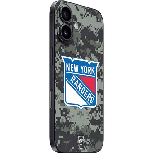NHL New York Rangers Camo iPhone 16 Plus Skin