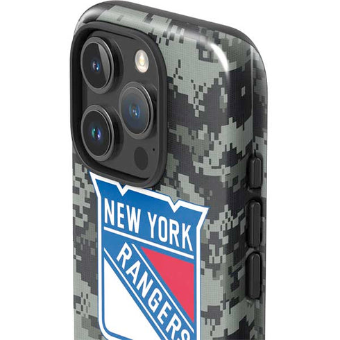 NHL New York Rangers Camo iPhone 16 Pro Max Impact Case