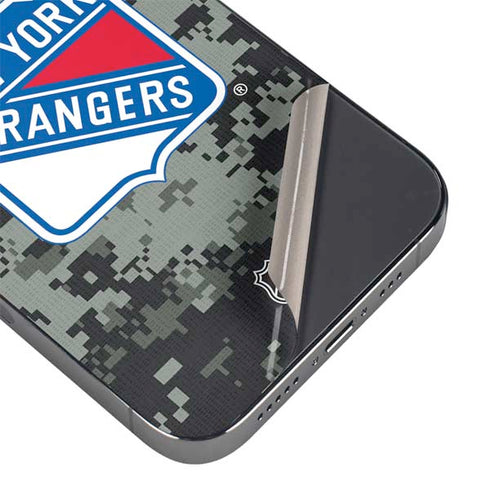NHL New York Rangers Camo iPhone 16 Pro Skin