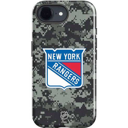 NHL New York Rangers Camo iPhone 16e Impact Case