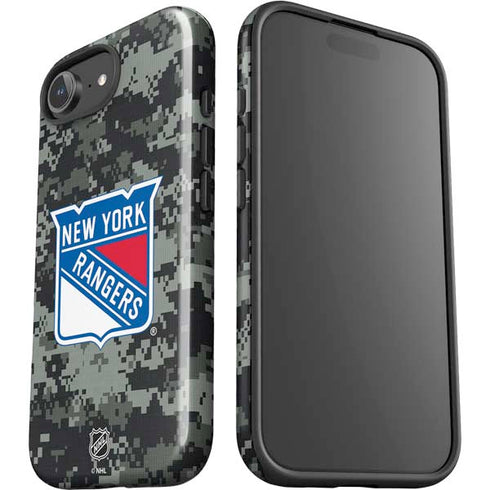 NHL New York Rangers Camo iPhone 16e Impact Case