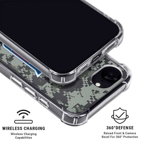 NHL New York Rangers Camo iPhone 16e MagSafe Case