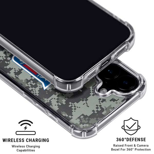 NHL New York Rangers Camo iPhone 17 Clear Case
