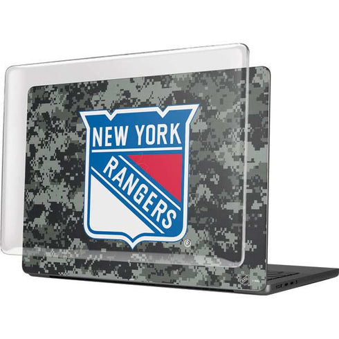 NHL New York Rangers Camo MacBook Pro 14in (2021-24) Case plus Skin
