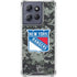 NHL New York Rangers Camo Moto G 5G (2025) Clear Case