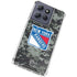 NHL New York Rangers Camo Moto G 5G (2025) Clear Case
