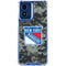 NHL New York Rangers Camo Moto G 5G (2024) Clear Case