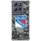 NHL New York Rangers Camo Moto G Power 5G (2025) Clear Case
