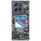 NHL New York Rangers Camo Moto G Stylus 5G (2025) Clear Case