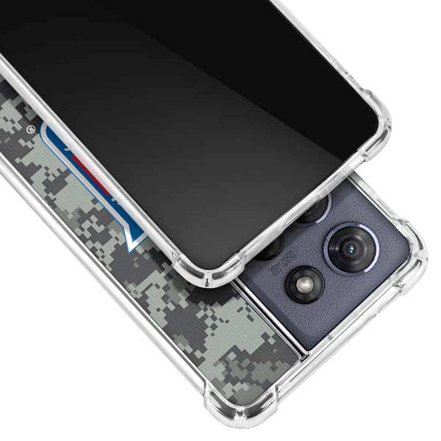 NHL New York Rangers Camo Moto G Stylus 5G (2025) Clear Case