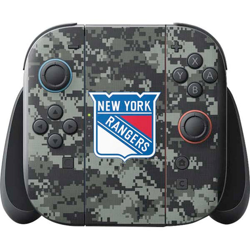 NHL New York Rangers Camo Nintendo Switch 2 (2025) with Joy-Con Skin