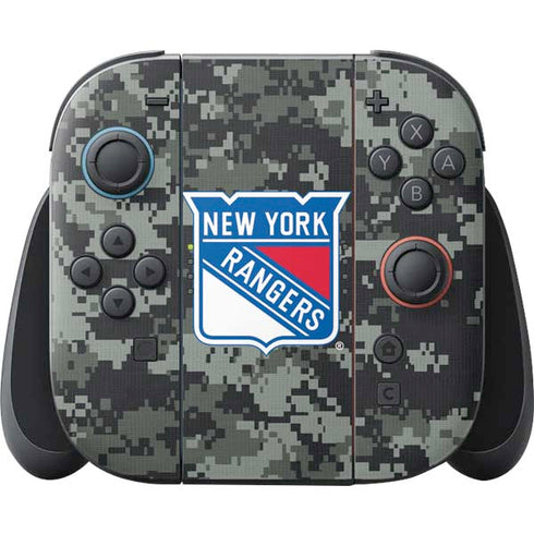 NHL New York Rangers Camo Nintendo Switch 2 (2025) Joy-Con Controller Skin
