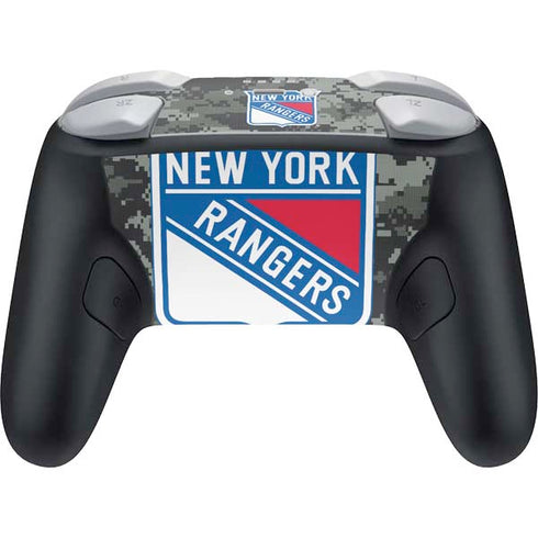 NHL New York Rangers Camo Nintendo Switch 2 (2025) Pro Controller Skin