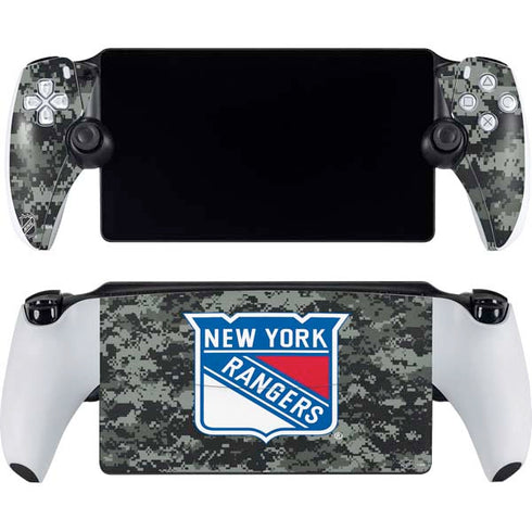 NHL New York Rangers Camo PlayStation PS5 Skins