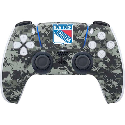 NHL New York Rangers Camo PlayStation PS5 Skins