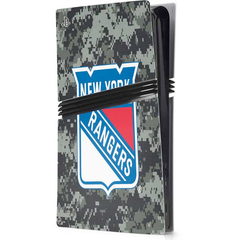 NHL New York Rangers Camo PlayStation PS5 Skins