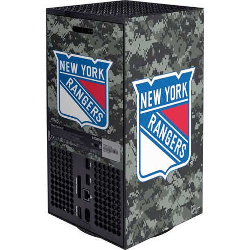NHL New York Rangers Camo XBox Series X Digital Edition Bundle Skin