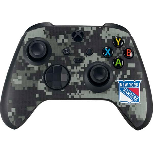 NHL New York Rangers Camo XBox Series X Digital Edition Bundle Skin