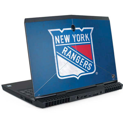 NHL New York Rangers Distressed Dell Alienware Skin