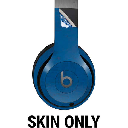 NHL New York Rangers Distressed Beats Solo 4 Wireless Headphones Skin