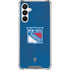 NHL New York Rangers Distressed Galaxy A16 5G Clear Case