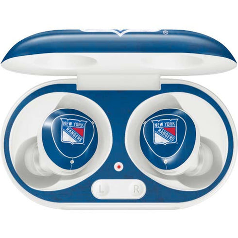 NHL New York Rangers Distressed Galaxy Buds Plus Skin