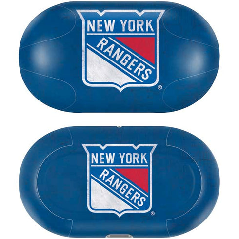 NHL New York Rangers Distressed Galaxy Buds Plus Skin
