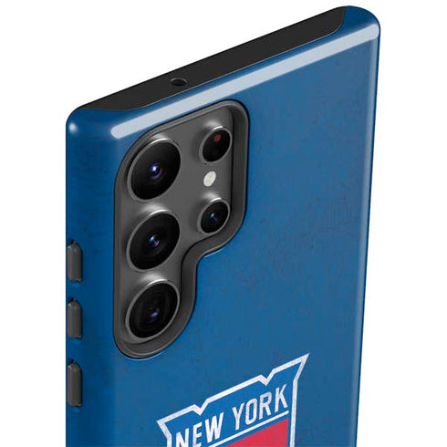 NHL New York Rangers Distressed Galaxy S23 Ultra Pro Case