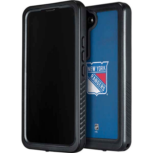 NHL New York Rangers Distressed Galaxy S24 Plus Waterproof Case
