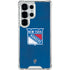 NHL New York Rangers Distressed Galaxy S25 Ultra Clear Case