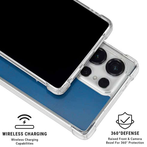 NHL New York Rangers Distressed Galaxy S25 Ultra Clear Case