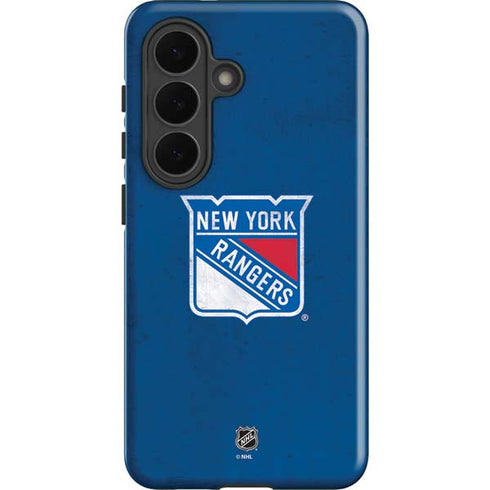 NHL New York Rangers Distressed Galaxy S26 Plus Impact Case