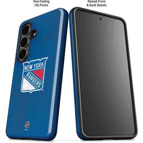 NHL New York Rangers Distressed Galaxy S26 Plus Impact Case
