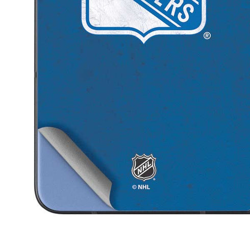 NHL New York Rangers Distressed Galaxy Z Fold5 5G Skin