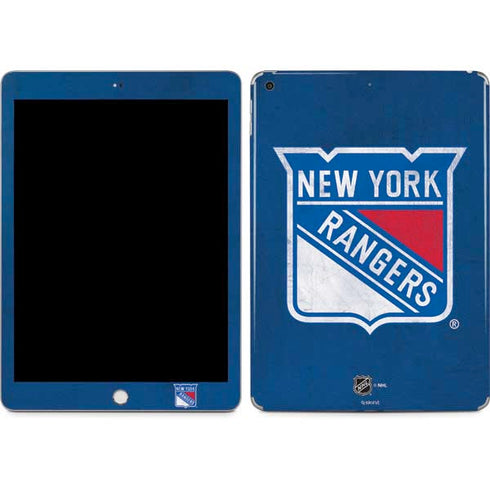 NHL New York Rangers Distressed Apple iPad Skin